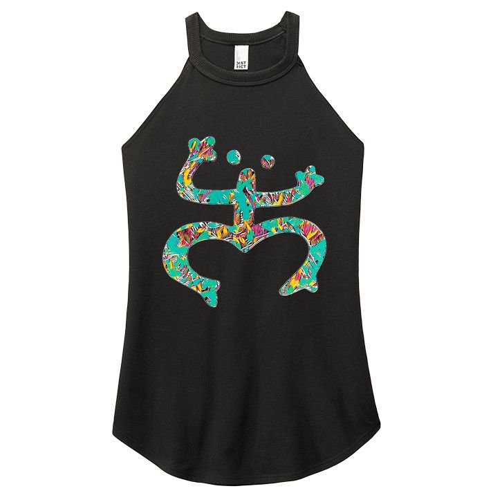 Coqui Taino Boricua Gift Puerto Rico Coqui Taino Women's Perfect Tri Rocker Tank