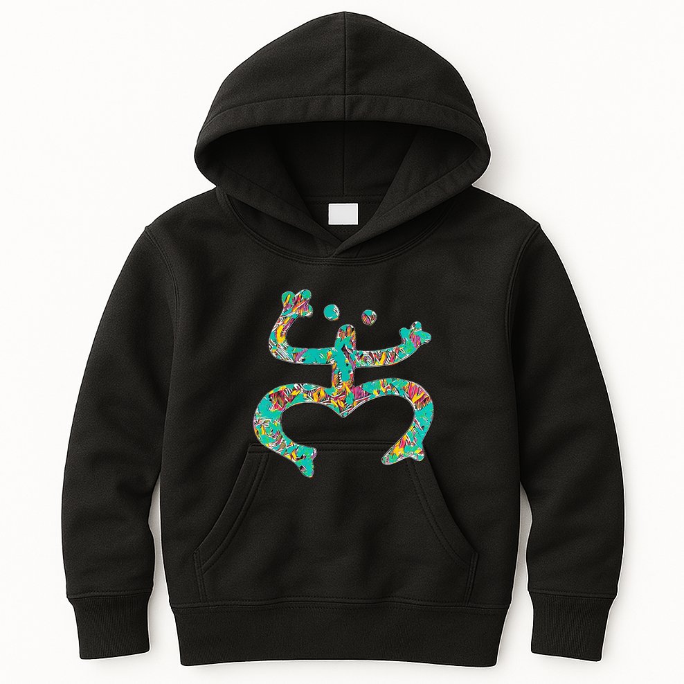 Coqui Taino Boricua Gift Puerto Rico Coqui Taino Kids Hoodie