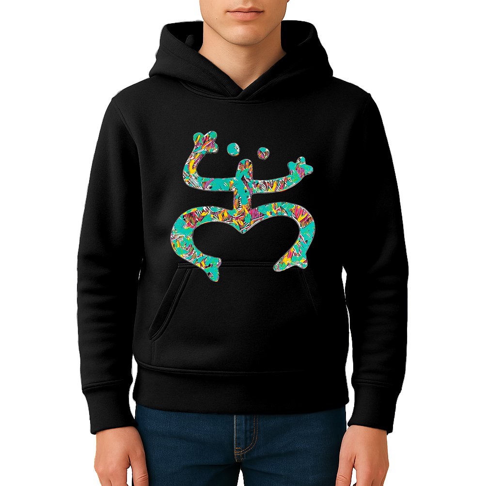 Coqui Taino Boricua Gift Puerto Rico Coqui Taino Kids Hoodie