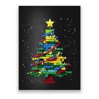 Christmas Tree Block Brick Building Xmas Master Builder Poster