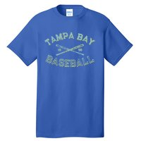 Classic Tampa Bay Florida Baseball Fan Retro Vintage Cool Gift Tall T-Shirt