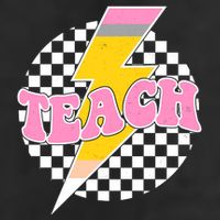 Checkered Teach Back To School Teacher Cool Comfort Performance Bucket Hat