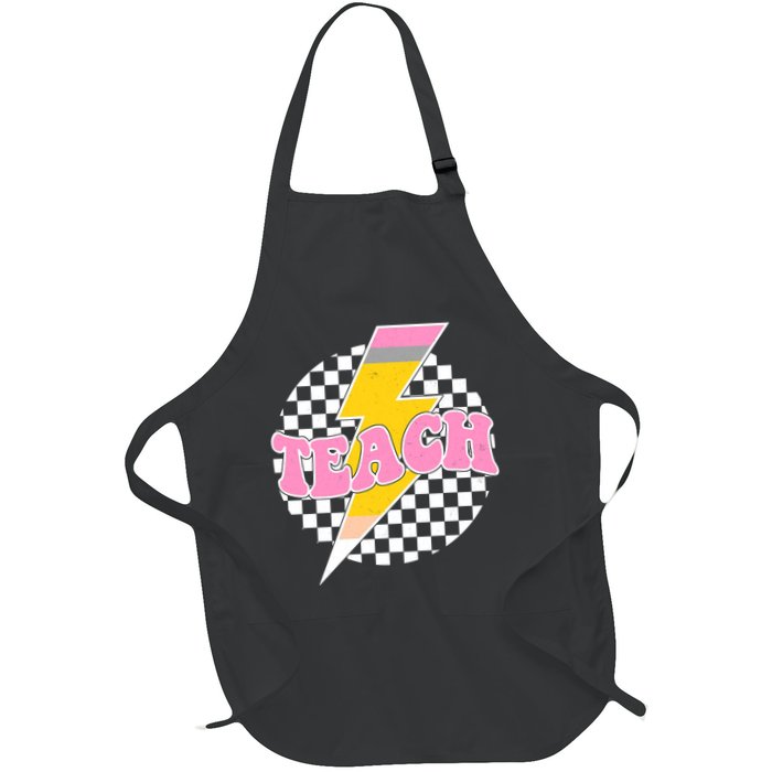 Checkered Teach Back To School Teacher Apron