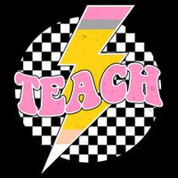 Checkered Teach Back To School Teacher Backpack