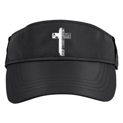 Cornhole Team Bean Bag Player Champ Cross Faith Jesus Adult Drive Performance Visor