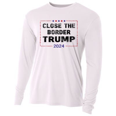 Close The Border Trump 2024 Cooling Performance Long Sleeve Crew