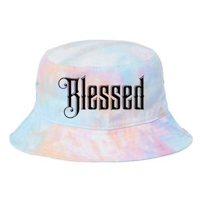 Christian T Blessed Black Bible Verses Tie Dye Newport Bucket Hat