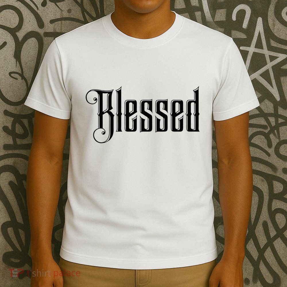 Christian T Blessed Black Bible Verses T-Shirt