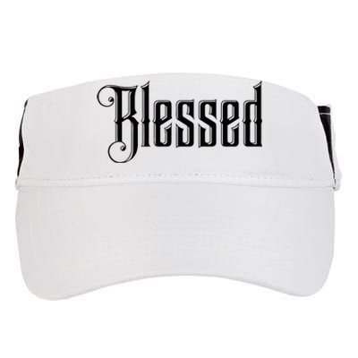 Christian T Blessed Black Bible Verses Adult Drive Performance Visor