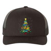 Christmaschristmas Tree Block Tree Block Brick Building Xmas Master Builder Yupoong Adult 5-Panel Trucker Hat