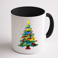Christmaschristmas Tree Block Tree Block Brick Building Xmas Master Builder Mug