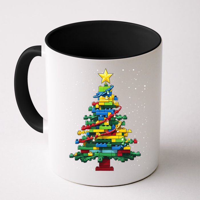 Christmaschristmas Tree Block Tree Block Brick Building Xmas Master Builder Mug