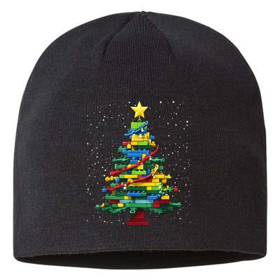 Christmaschristmas Tree Block Tree Block Brick Building Xmas Master Builder Sustainable Beanie