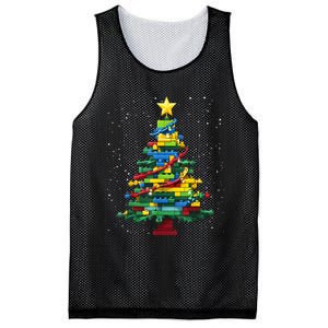 Christmaschristmas Tree Block Tree Block Brick Building Xmas Master Builder Mesh Reversible Basketball Jersey Tank