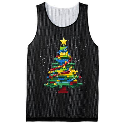 Christmaschristmas Tree Block Tree Block Brick Building Xmas Master Builder Mesh Reversible Basketball Jersey Tank