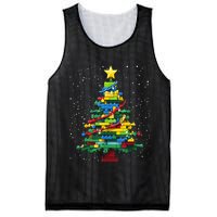 Christmaschristmas Tree Block Tree Block Brick Building Xmas Master Builder Mesh Reversible Basketball Jersey Tank