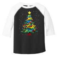 Christmaschristmas Tree Block Tree Block Brick Building Xmas Master Builder Toddler Fine Jersey T-Shirt