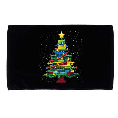 Christmaschristmas Tree Block Tree Block Brick Building Xmas Master Builder Microfiber Hand Towel
