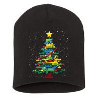 Christmaschristmas Tree Block Tree Block Brick Building Xmas Master Builder Short Acrylic Beanie