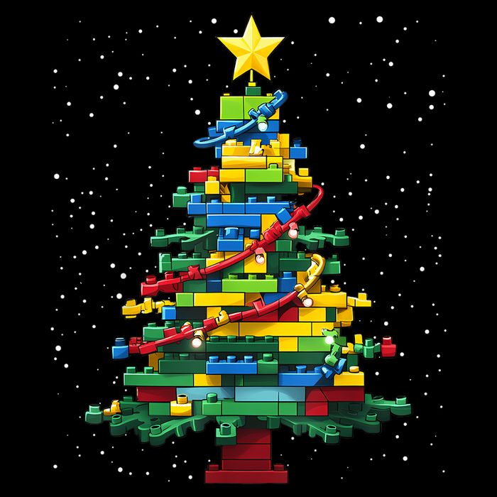 Christmaschristmas Tree Block Tree Block Brick Building Xmas Master Builder Wool Snapback Cap