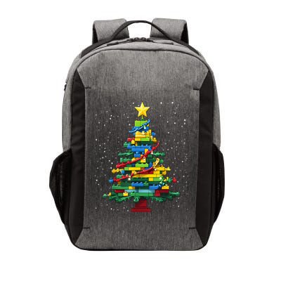 Christmaschristmas Tree Block Tree Block Brick Building Xmas Master Builder Vector Backpack