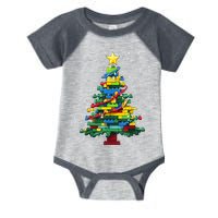 Christmaschristmas Tree Block Tree Block Brick Building Xmas Master Builder Infant Baby Jersey Bodysuit