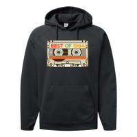 Cassette Tape Birthday Gifts Born In Best Of 1964 Performance Fleece Hoodie