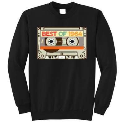 Cassette Tape Birthday Gifts Born In Best Of 1964 Sweatshirt