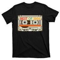 Cassette Tape Birthday Gifts Born In Best Of 1964 T-Shirt