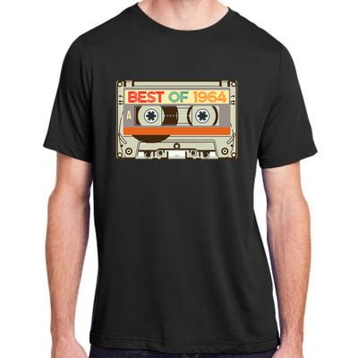 Cassette Tape Birthday Gifts Born In Best Of 1964 Adult ChromaSoft Performance T-Shirt