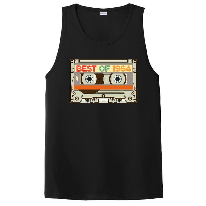 Cassette Tape Birthday Gifts Born In Best Of 1964 PosiCharge Competitor Tank