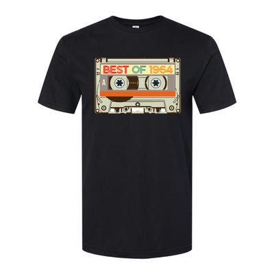 Cassette Tape Birthday Gifts Born In Best Of 1964 Softstyle CVC T-Shirt