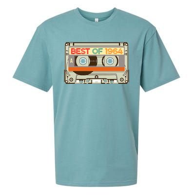 Cassette Tape Birthday Gifts Born In Best Of 1964 Sueded Cloud Jersey T-Shirt