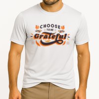 Choose To Be Grateful Pumpkin Cooling Performance Crew T-Shirt
