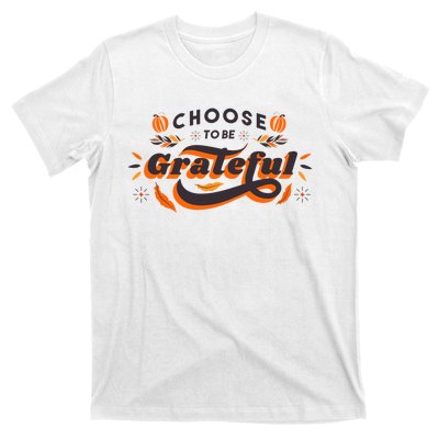 Choose To Be Grateful Pumpkin T-Shirt