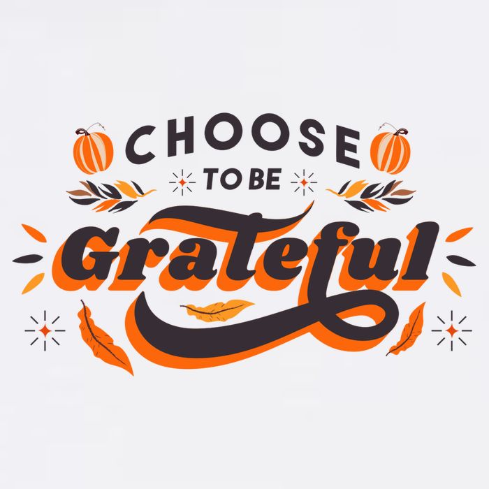Choose To Be Grateful Pumpkin Flatbill Hat