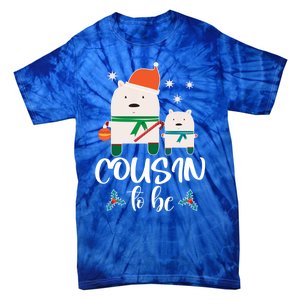 Cousin To Be Polar Bear Christmas Shower Cool Gift Tie-Dye T-Shirt