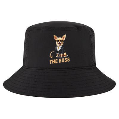 Chihuahua The Boss Funny Chihuahua Owner Chihuahua Dog Lover Cool Comfort Performance Bucket Hat