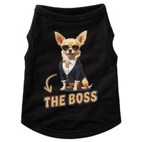 Chihuahua The Boss Funny Chihuahua Owner Chihuahua Dog Lover Doggie Tank