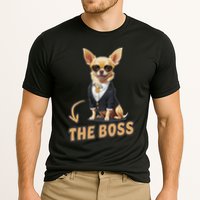 Chihuahua The Boss Funny Chihuahua Owner Chihuahua Dog Lover Performance Shirt