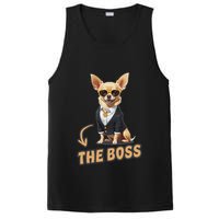Chihuahua The Boss Funny Chihuahua Owner Chihuahua Dog Lover PosiCharge Competitor Tank