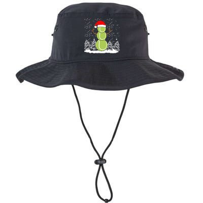 Christmas Tennis Balls Snow Xmas Sports Player Fanatic Cute Gift Bucket Hat