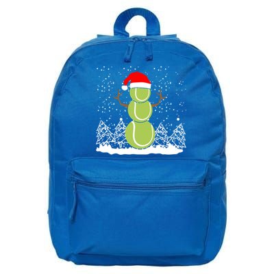 Christmas Tennis Balls Snow Xmas Sports Player Fanatic Cute Gift 16 in Basic Backpack