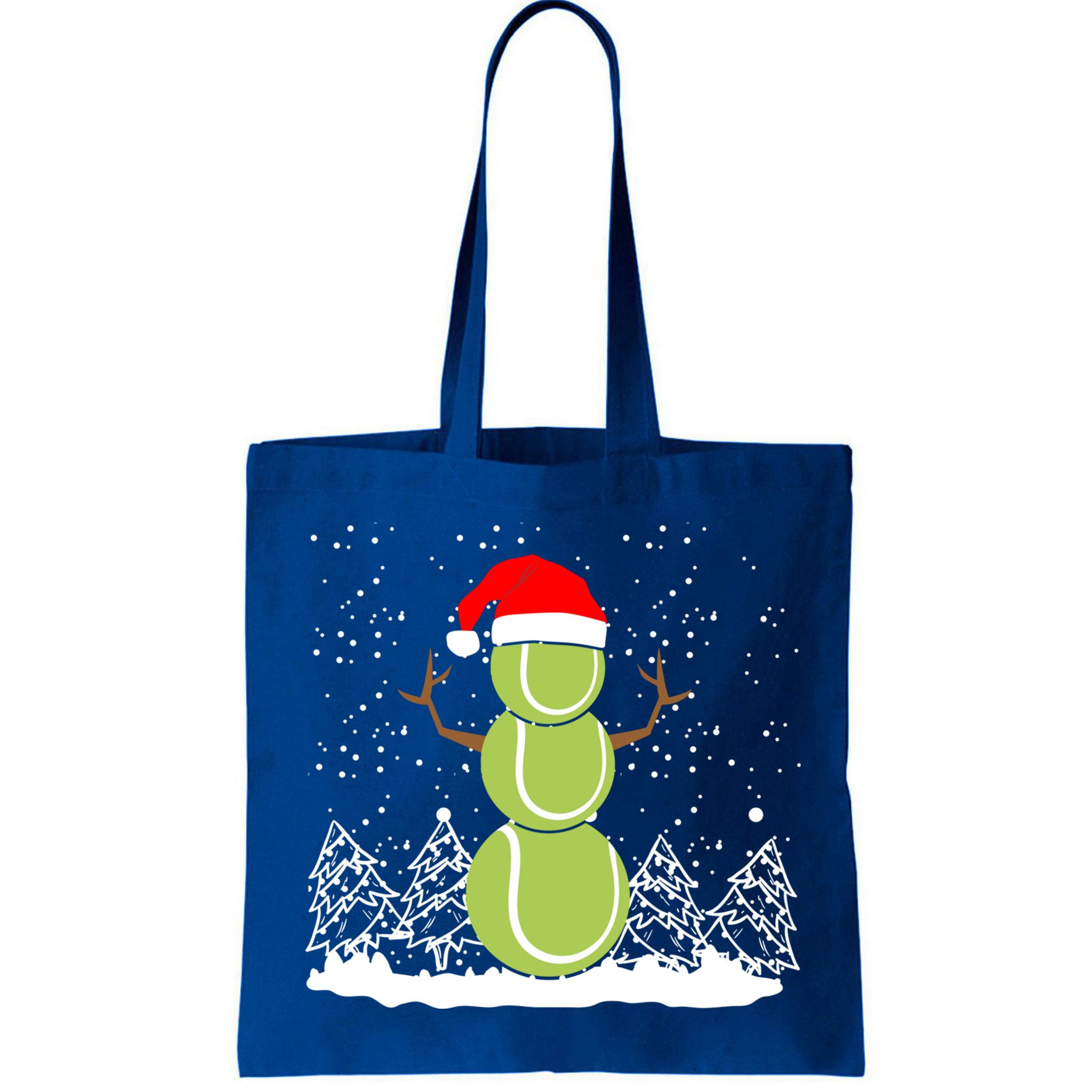 Christmas Tennis Balls Snow Xmas Sports Player Fanatic Cute Gift Bag