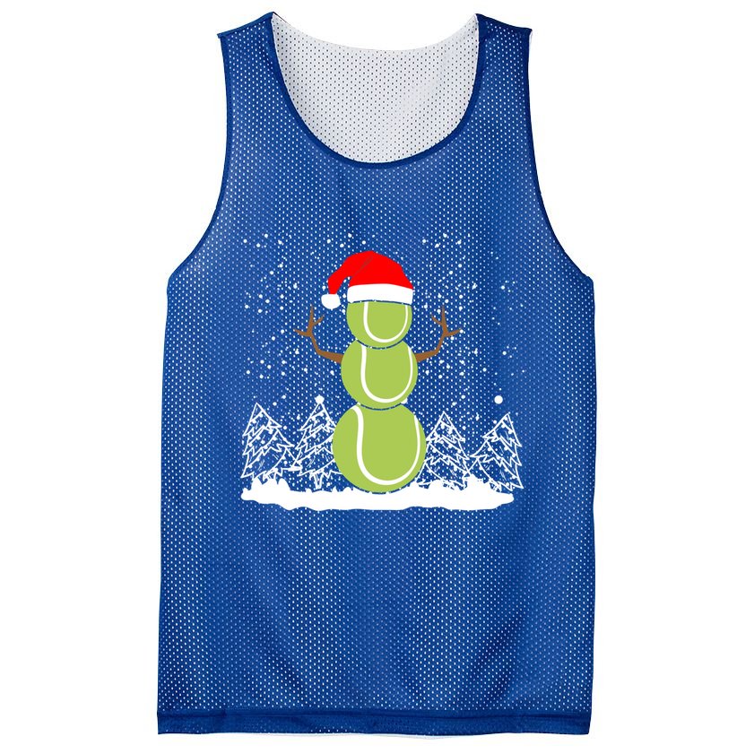Christmas Tennis Balls Snow Xmas Sports Player Fanatic Cute Gift Mesh Reversible Basketball Jersey Tank