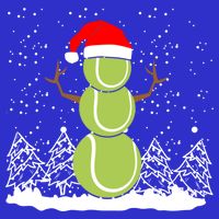 Christmas Tennis Balls Snow Xmas Sports Player Fanatic Cute Gift Womens T-Shirt