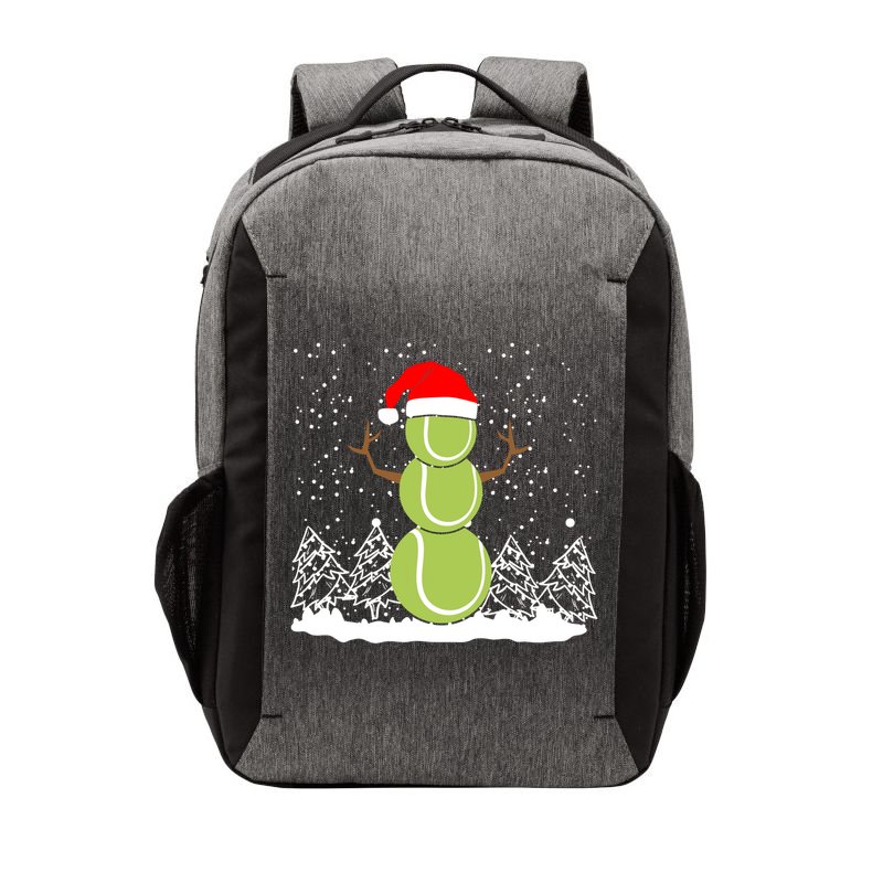 Christmas Tennis Balls Snow Xmas Sports Player Fanatic Cute Gift Vector Backpack