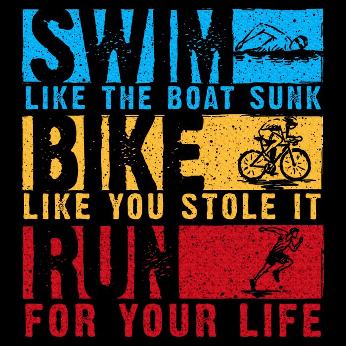 Cool Triathlon Boat Swim Bike Run Triathlete City Backpack