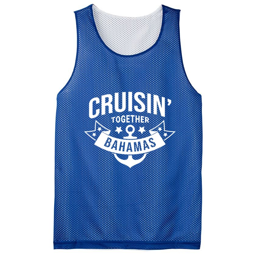 Cruisin Together Bahamas Gift Mesh Reversible Basketball Jersey Tank