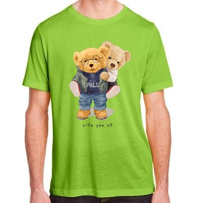 Cute Teddy Bear Lift You Up Adult ChromaSoft Performance T-Shirt